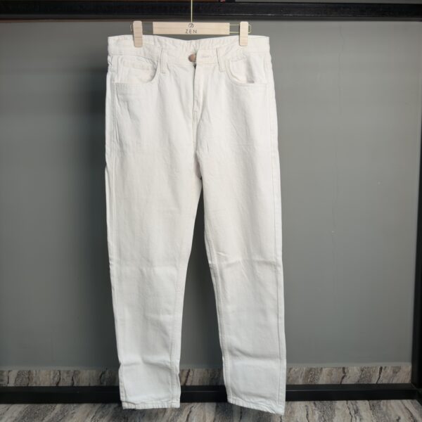 Mom Fit Pant (White)