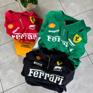 Oversized Zipper Half Sleeve