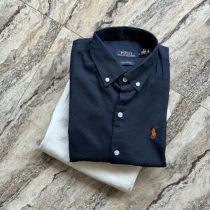 Combo (RL Polo Solid Shirts with Linen Pants)